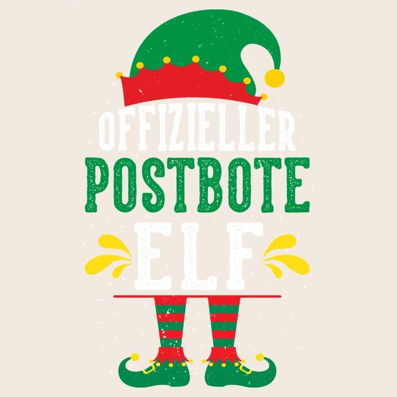 Christmas MAIL CARRIER POSTMAN ELF Funny