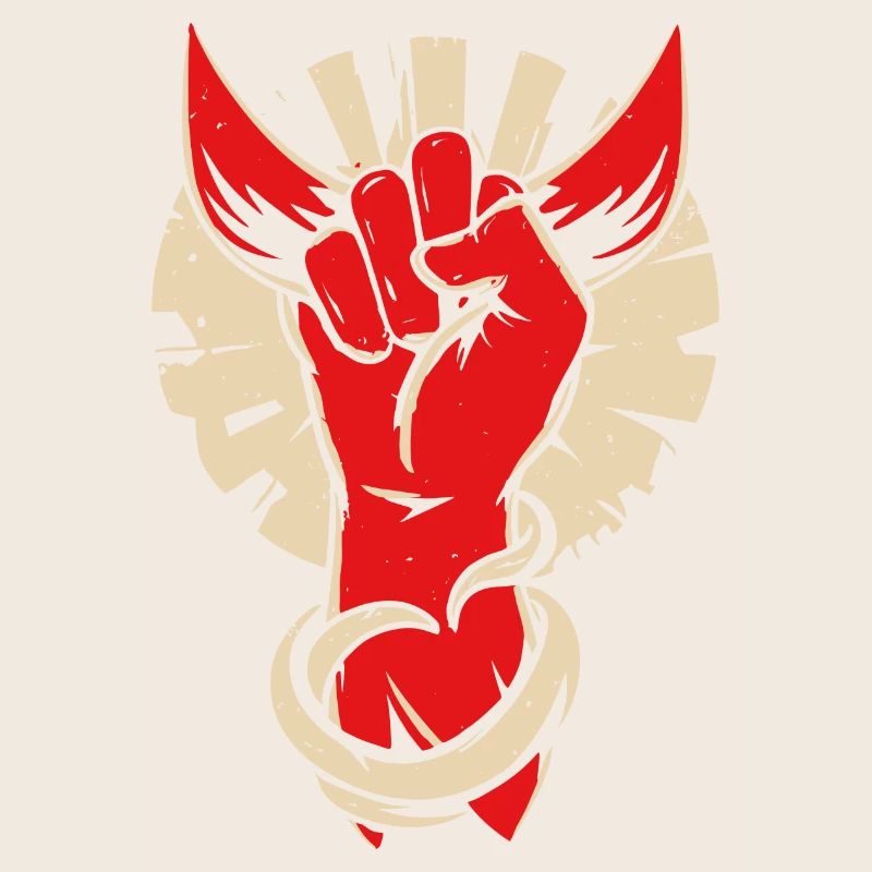 Devil horns hand