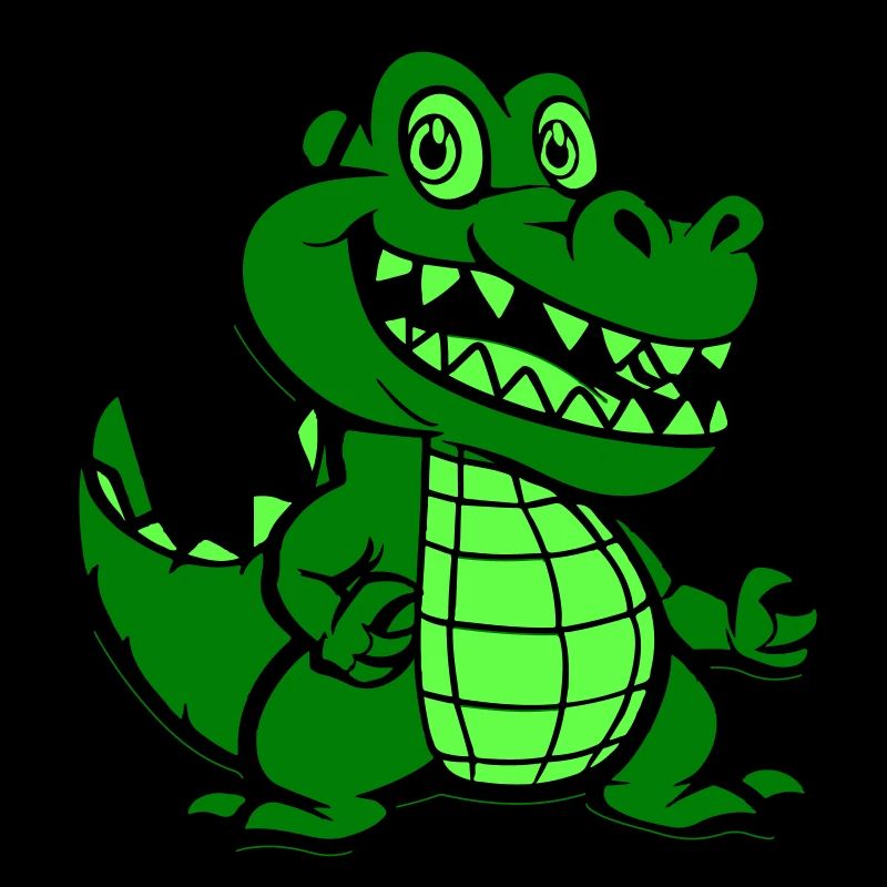 Bande dessinée crocodile animal