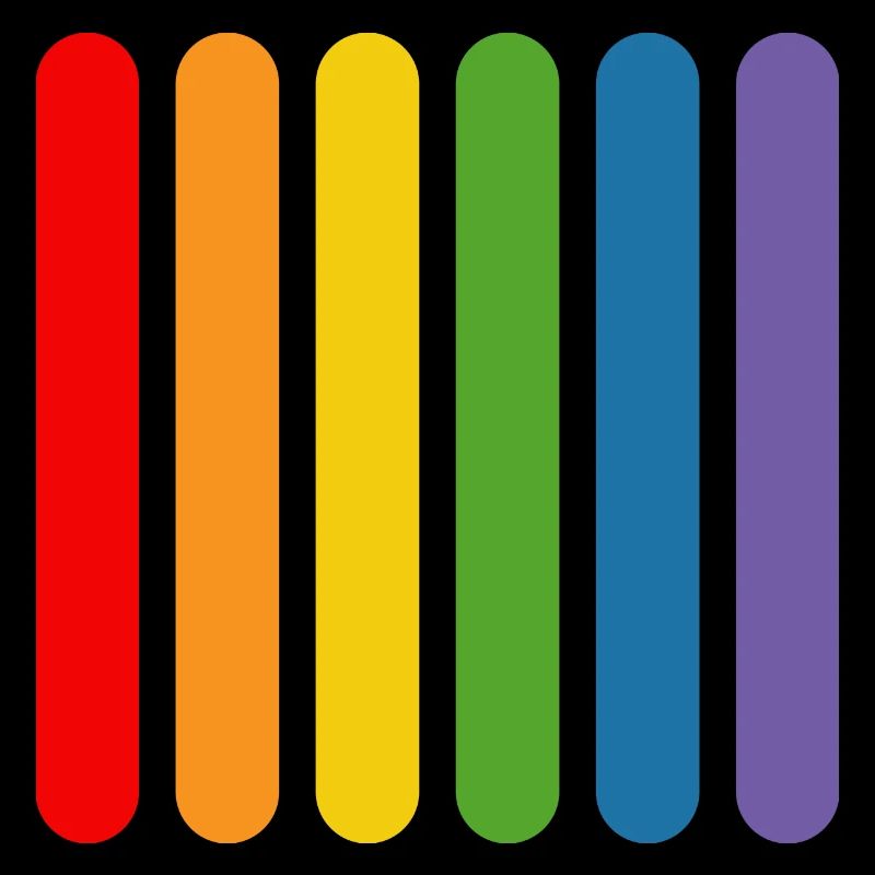 Regenbogen Staebchen