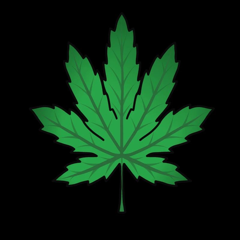 High Leaf Cannabisblatt