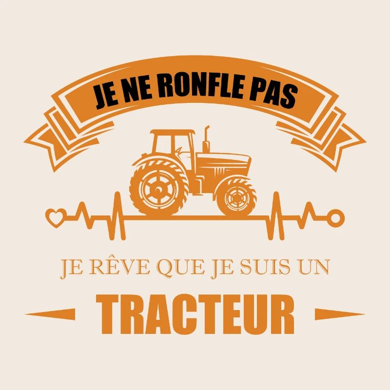 Ich schnarche nicht, ich träume, dass ich ein Traktor bin
