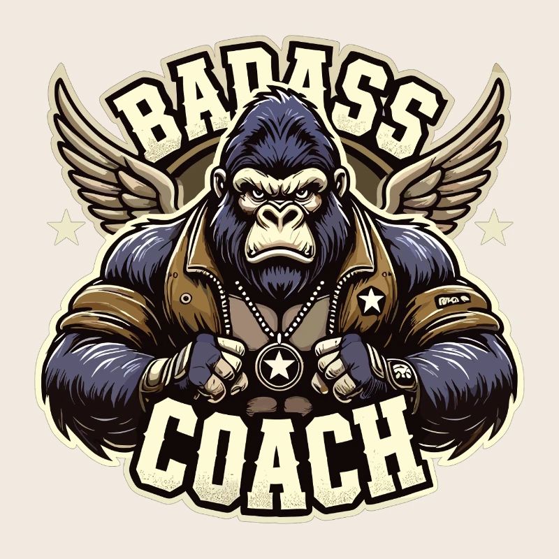 Badass Trainer Coach Gorilla Gift