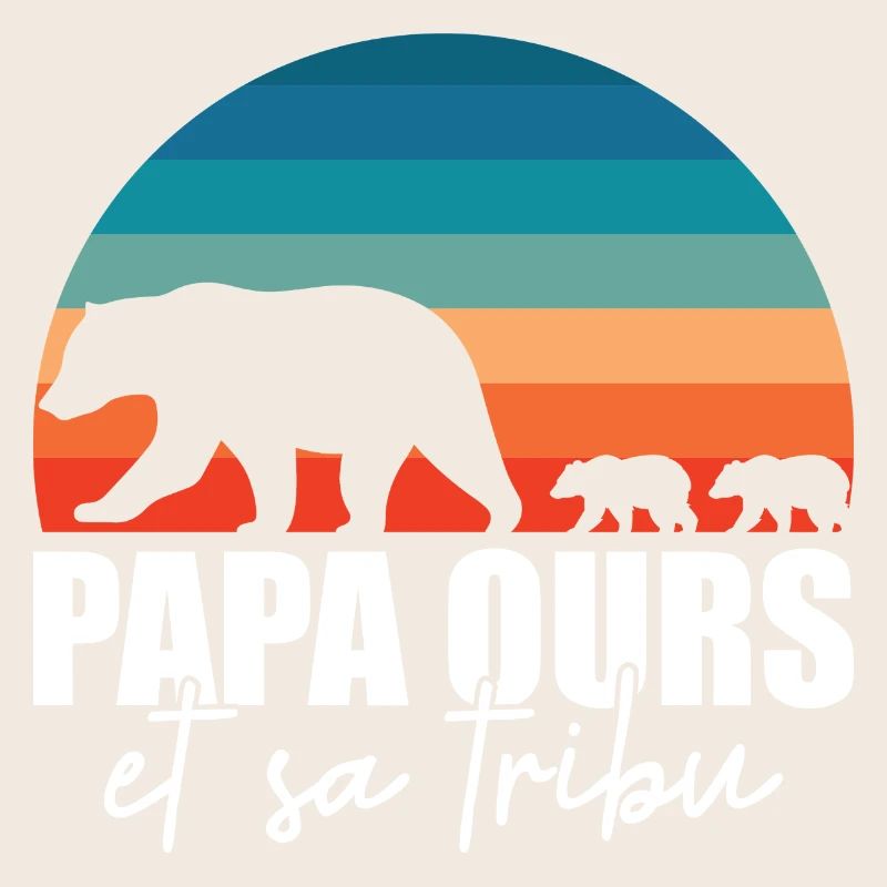 Papa ours - Petits ours