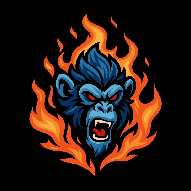 Affe – Himmelsspringer | Urbanes Zodiac-Maskottchen