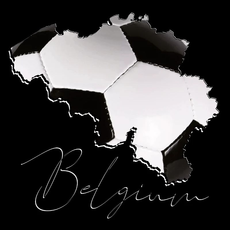 Belgium Map Frames Real Football EN