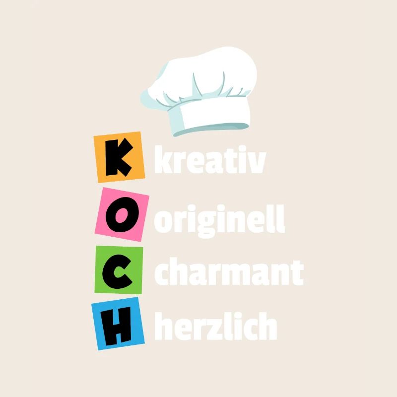 Chef - creative, original, charming, cordial