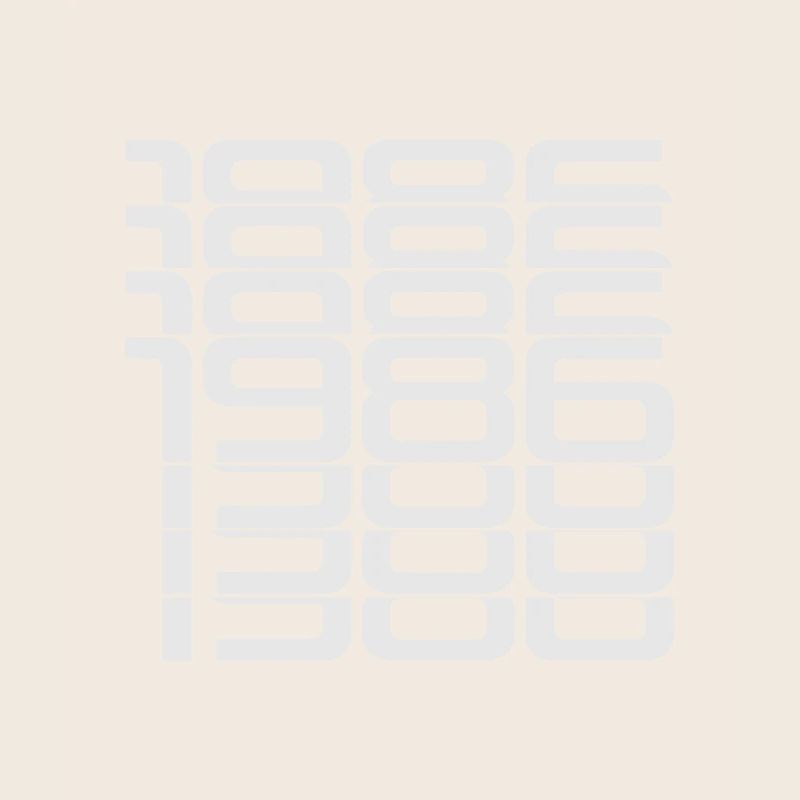 1986 Stack Digits Pattern