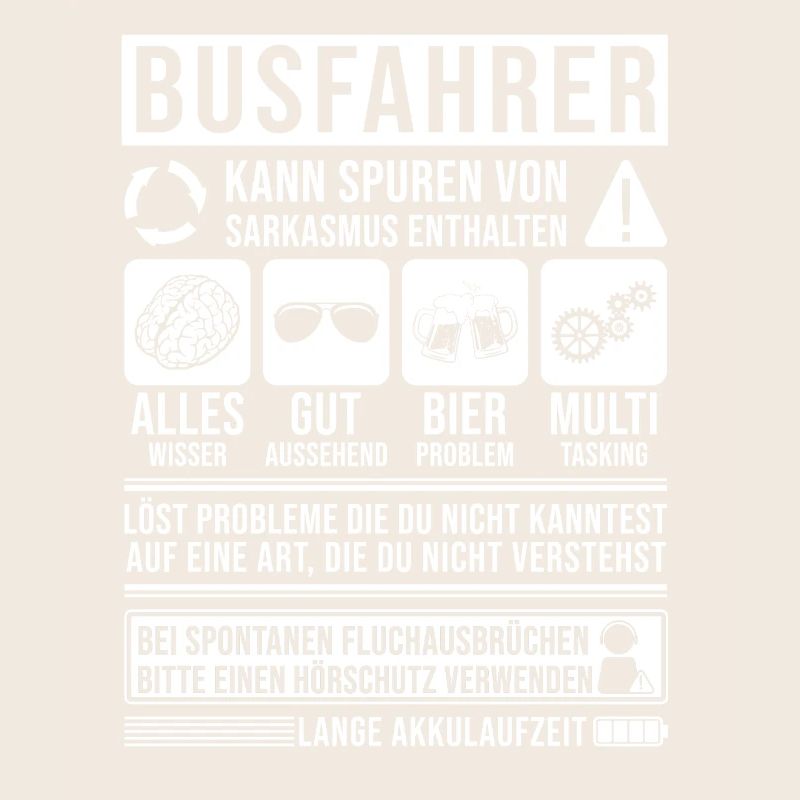 Busfahrer Spruch lustig