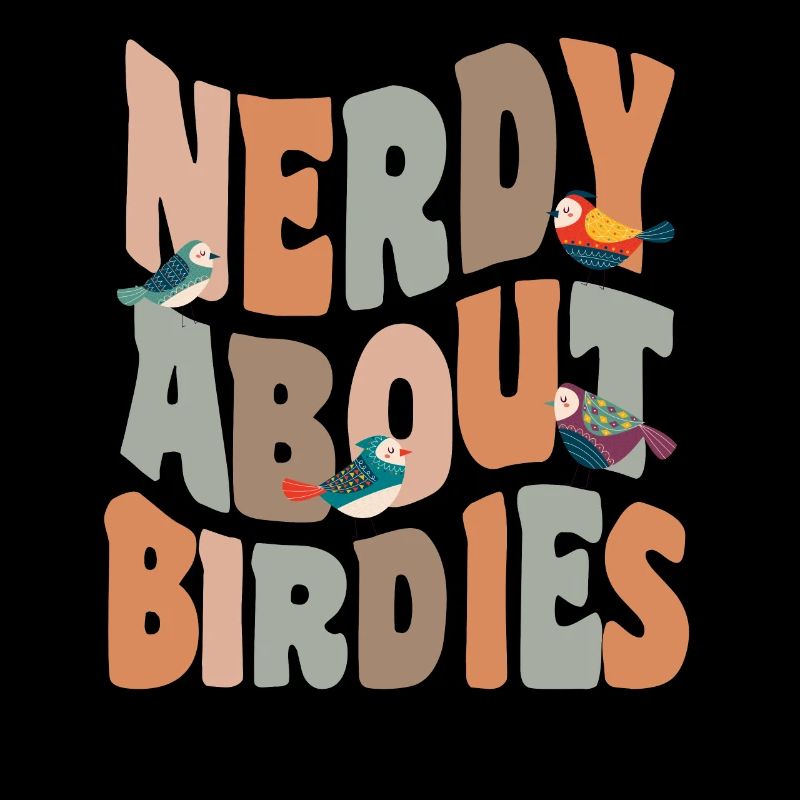 Vögel nerdig über Birdies