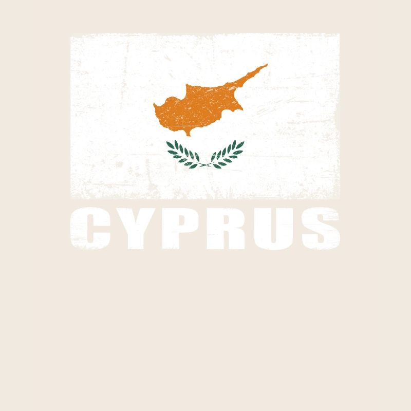 Drapeau de Chypre Grunge Drapeau de Chypre