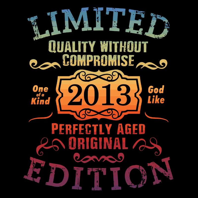 Anniversaire 2013 Édition Limitée Cadeau Occasion Cool