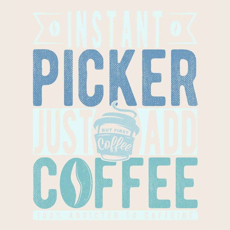 Picker Kaffee Spruch