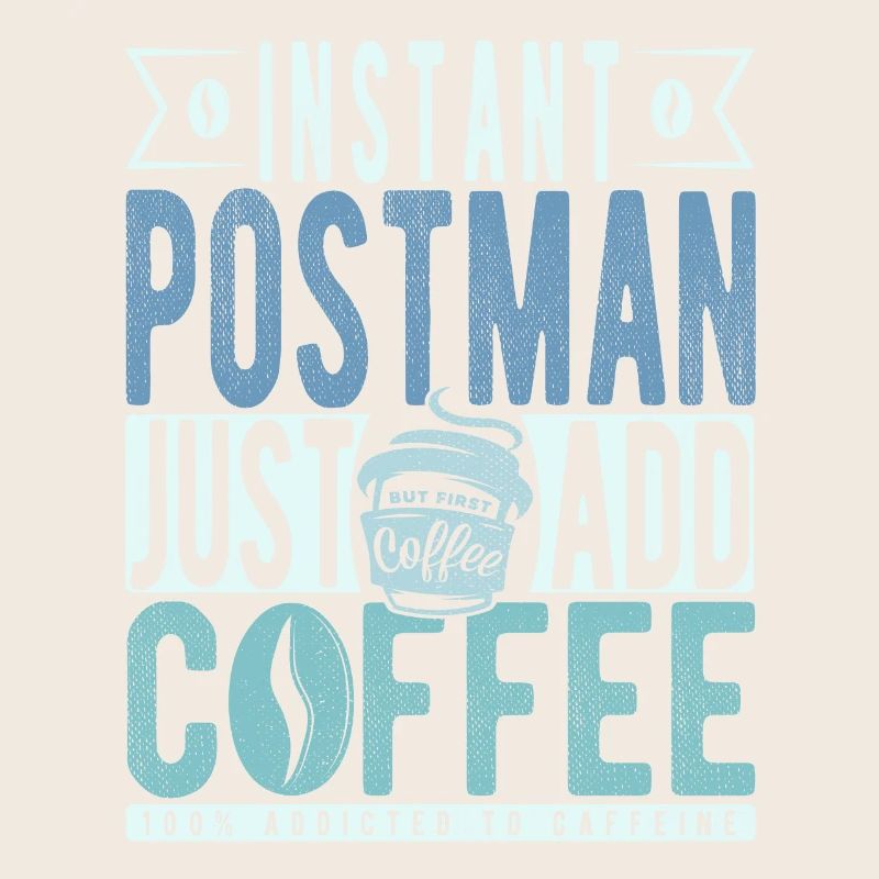 Postbote Kaffee Spruch