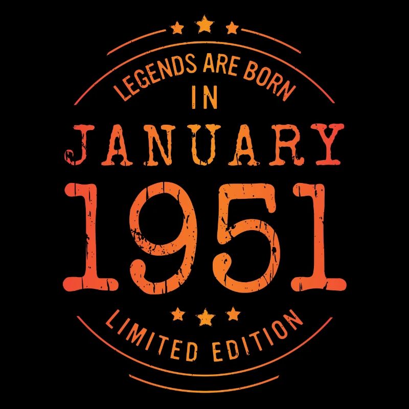 Anniversaire Janvier 1951 Edition Limitée Millésime