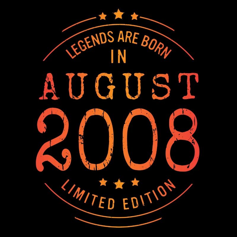 Birthday August 2008 Limited Edition Vintage