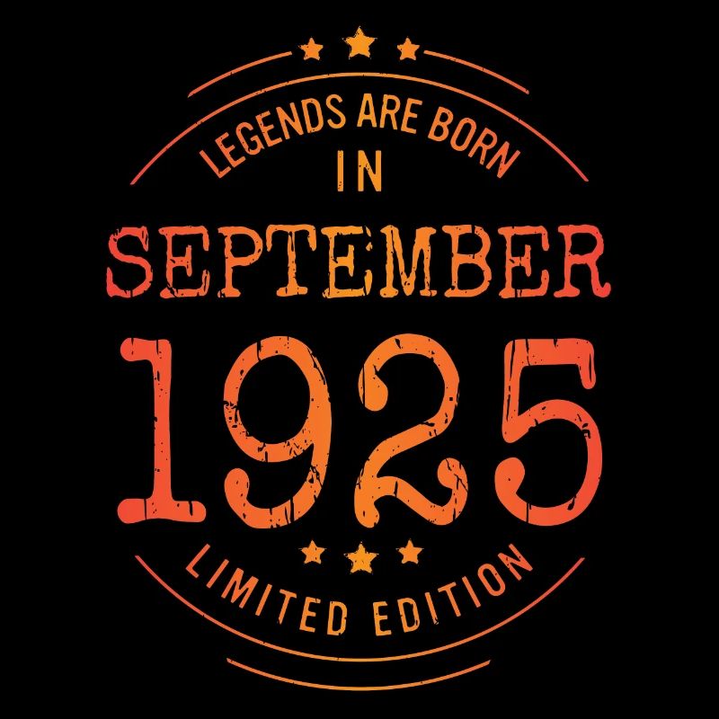 Anniversaire Septembre 1925 Edition Limitée Millésime
