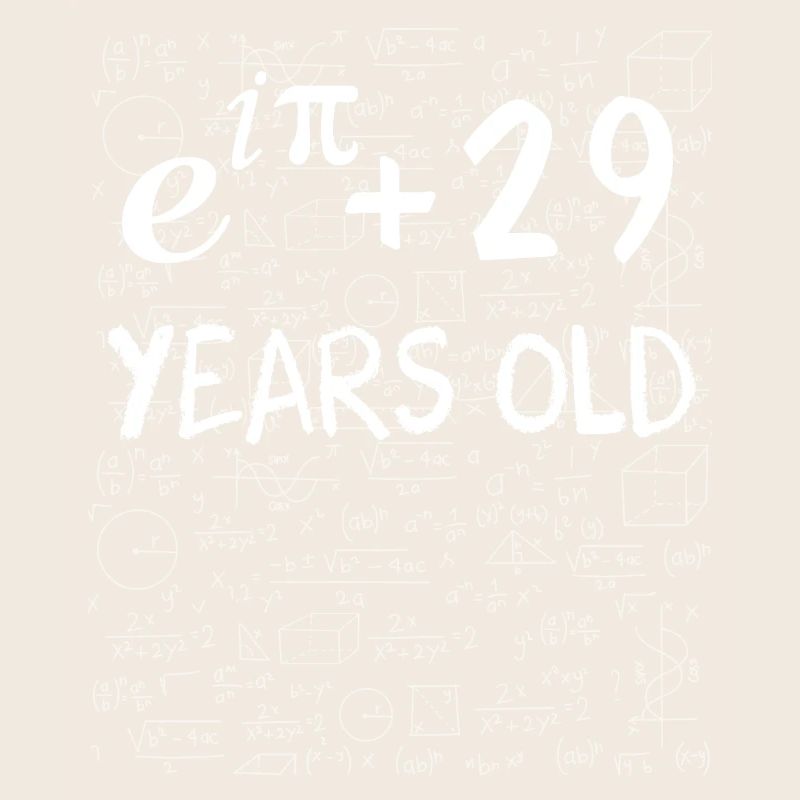 28th birthday 28 years old Euler Identity math