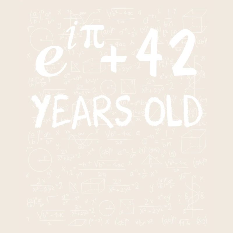 41. Geburtstag 41 Jahre alt Euler Identität