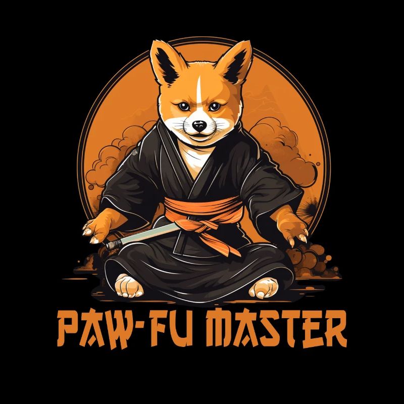 Ninja-Corgi Hund