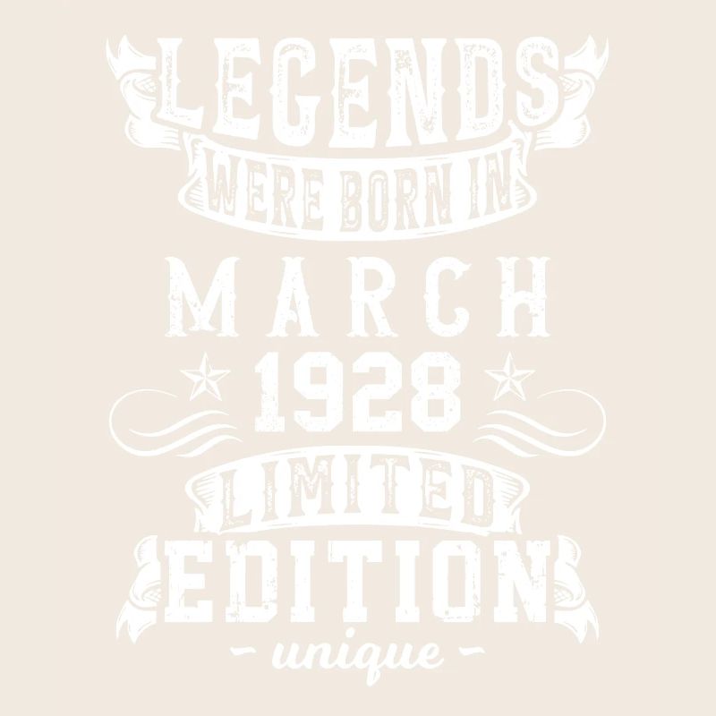 Anniversaire Mars 1928 année Edition Limitée