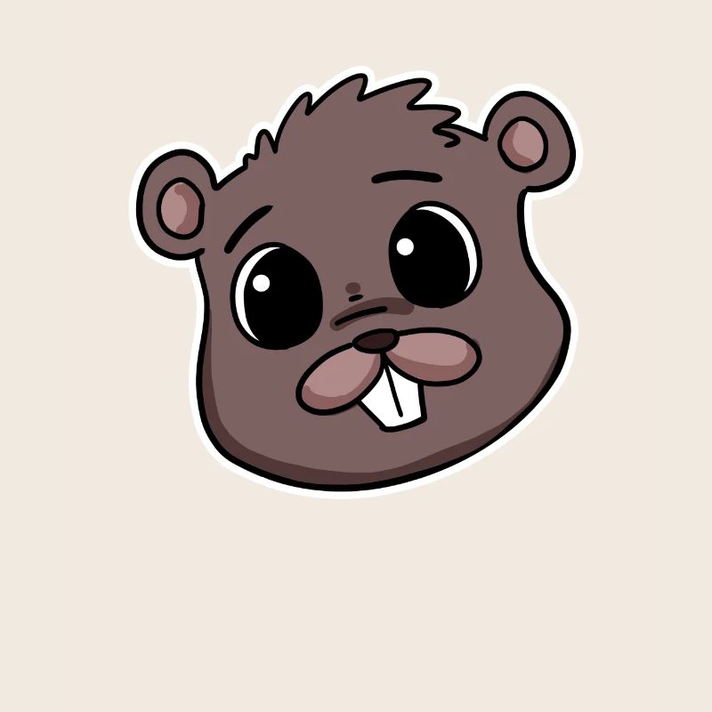 Tête de castor