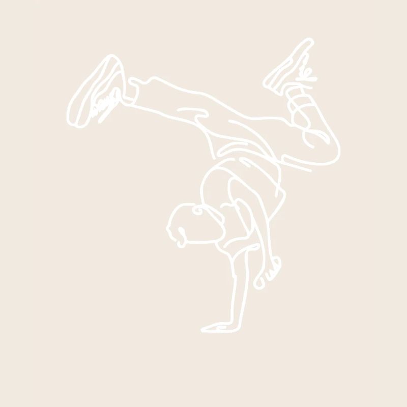 Breakdance garçon dessin