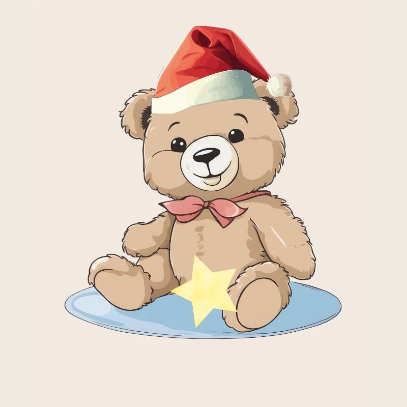 Nikolaus Weihnachtsmann Teddy Teddybär Bär Kinder