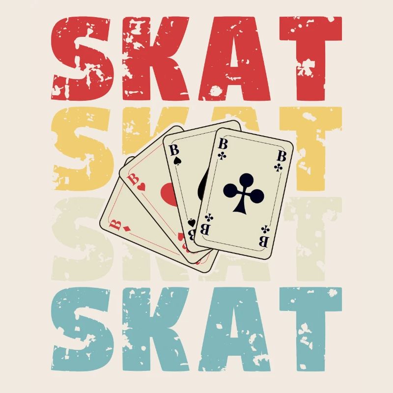 Skat Karten Retro Design