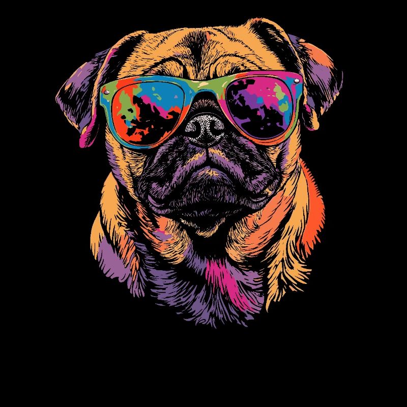 Mops Beige Hunde Liebe Carlin Kleiner Süßer Mops