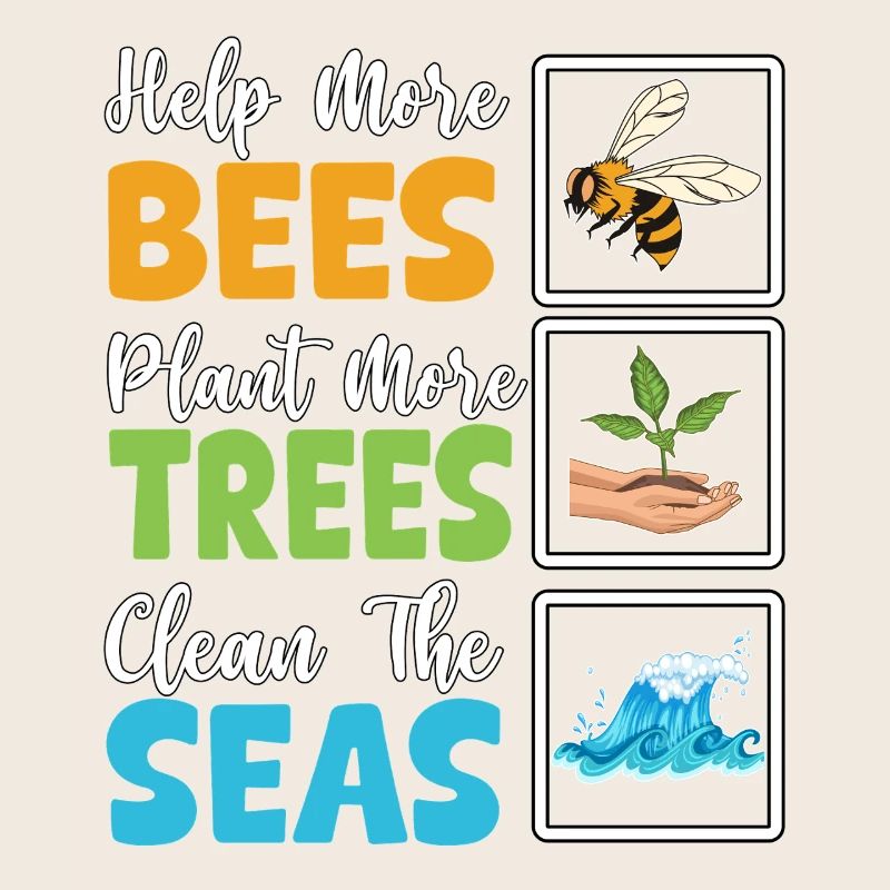 Aidez plus d’abeilles à planter plus d’arbres pour nettoyer les mers