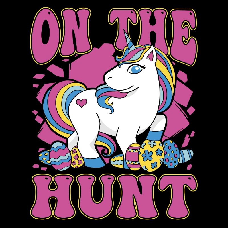 Auf der Jagd Einhorn Ostern