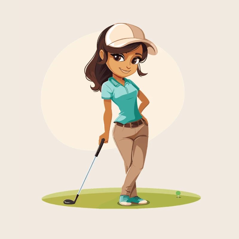 Bande dessinée golfeuse