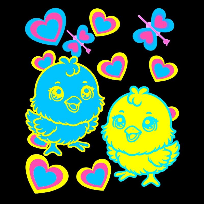 Easter Kids Child Chick Retro 80s 90s