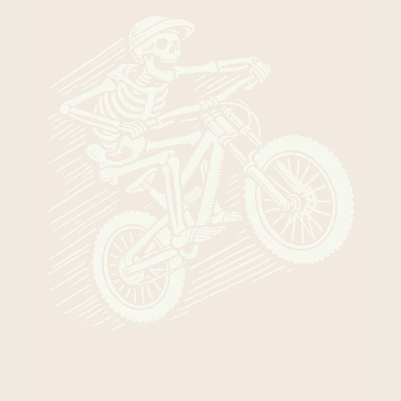 Skeleton Vélo Aventure VTT Rétro