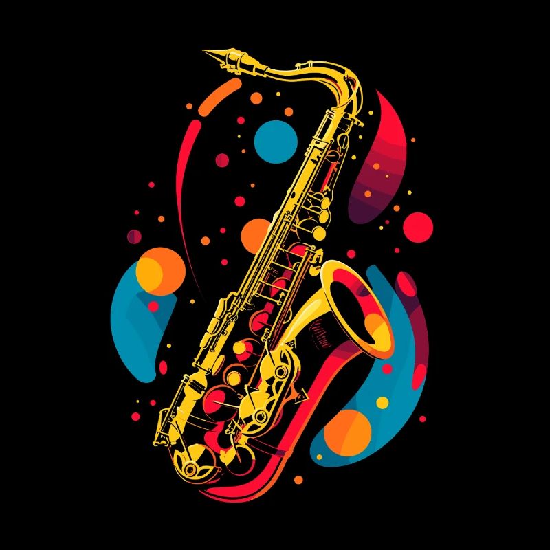 Graphisme pour saxophone