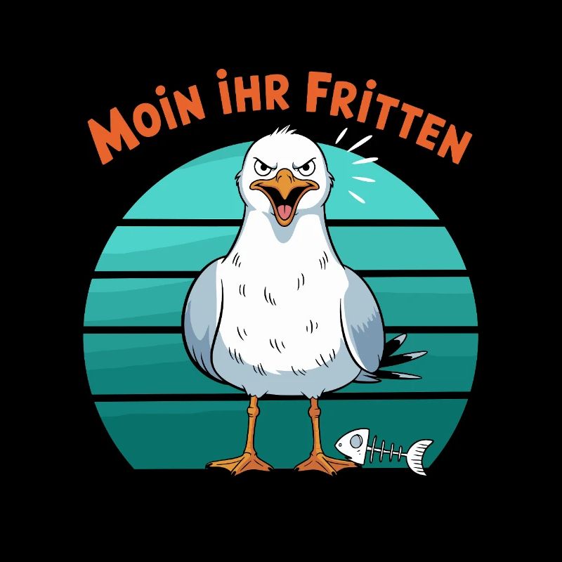 Moin ihr Fritten Möwe Hamburg Hamburger Nordsee