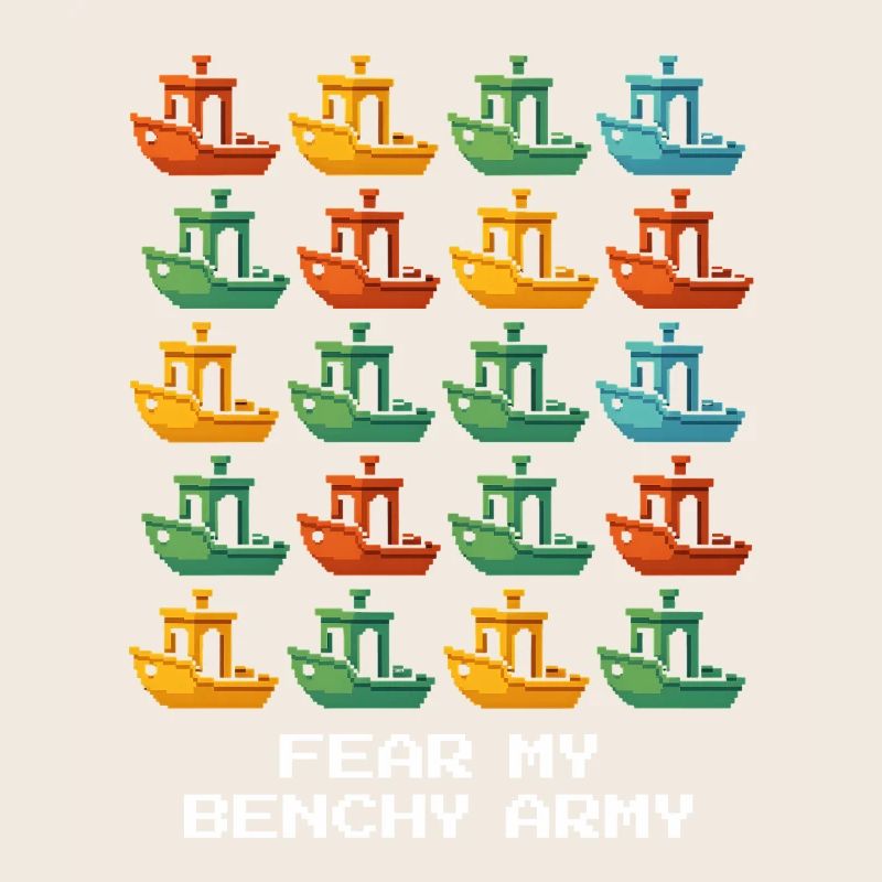 Armée Benchy | Étalonnage du modèle de test d’impression 3D
