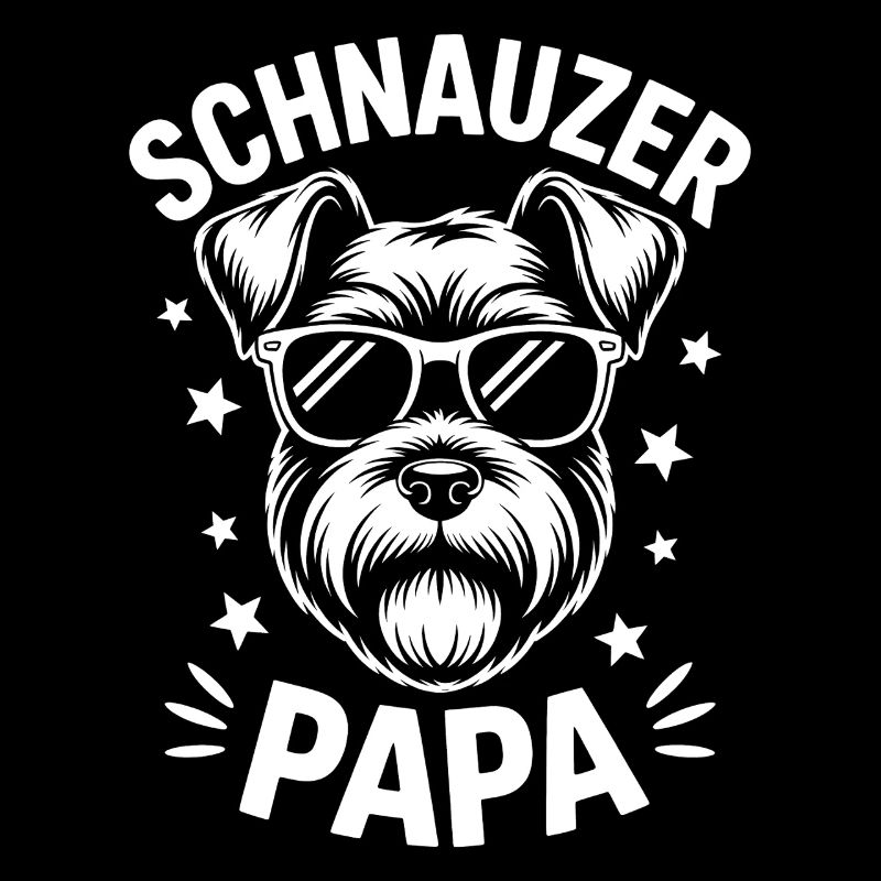 Schnauzer Saying Dad Funny Schnauzer Gift