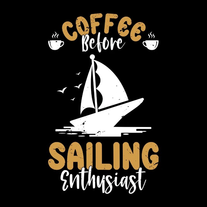 Voile Café Passionné de navigation Amateur de café