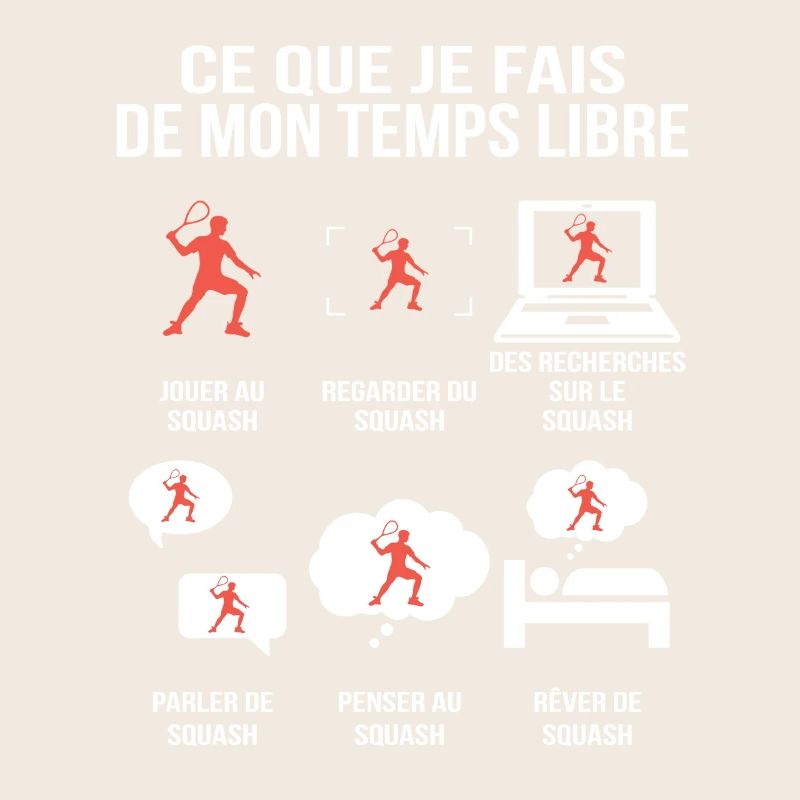 Ce que je fais de mon temps libre – Squash