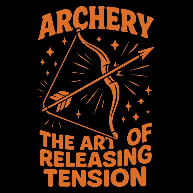 Art drôle de l’archer de tir à l’arc