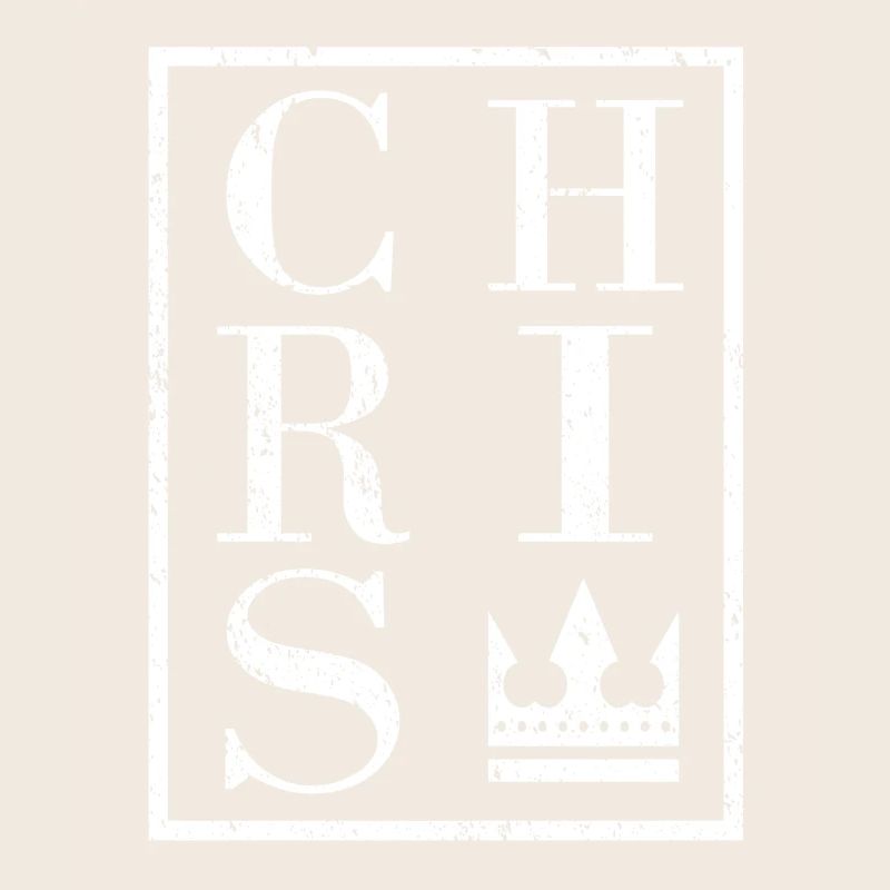 Minimalist crown with line pattern Chris