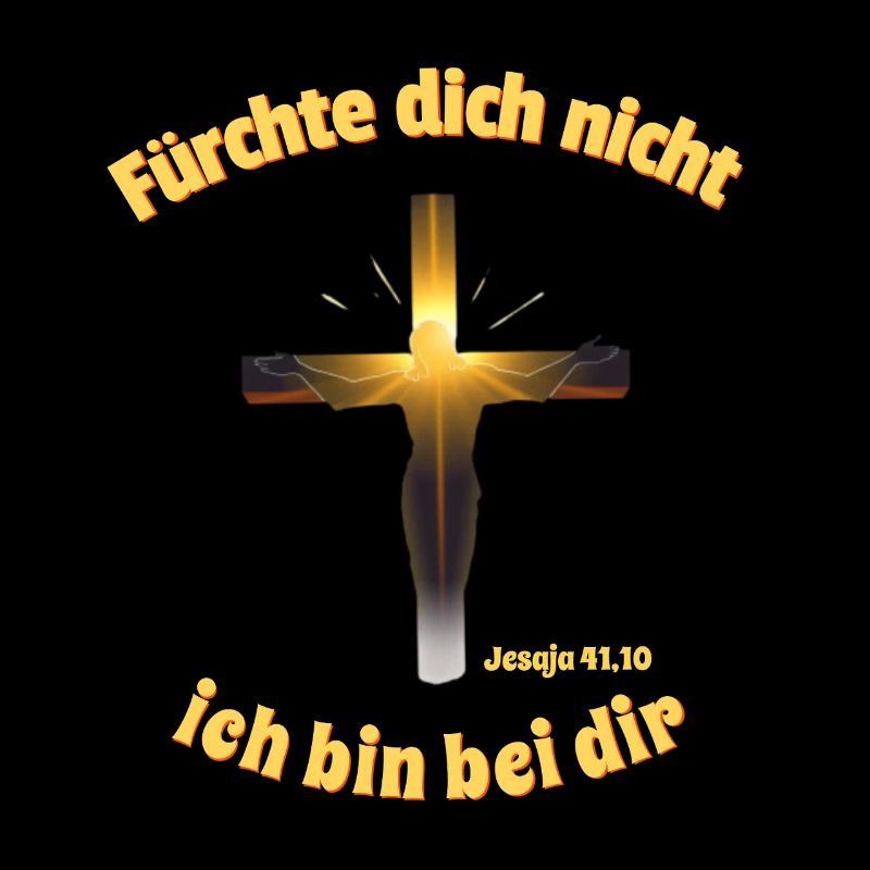 Shining Cross Message Jesus Saying Isaiah