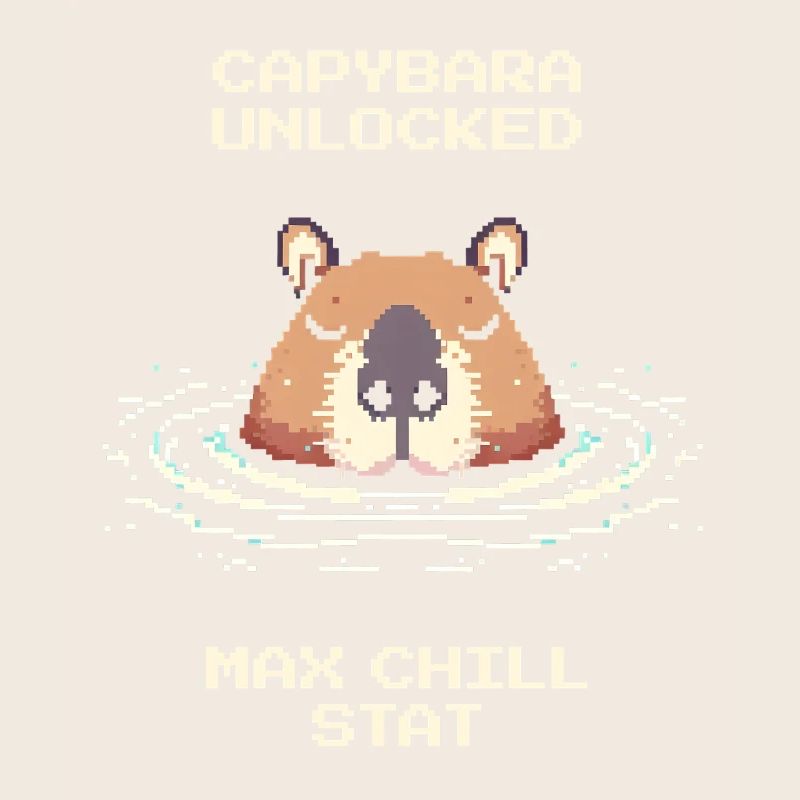 Capybara débloqué – Max Chill | Mème