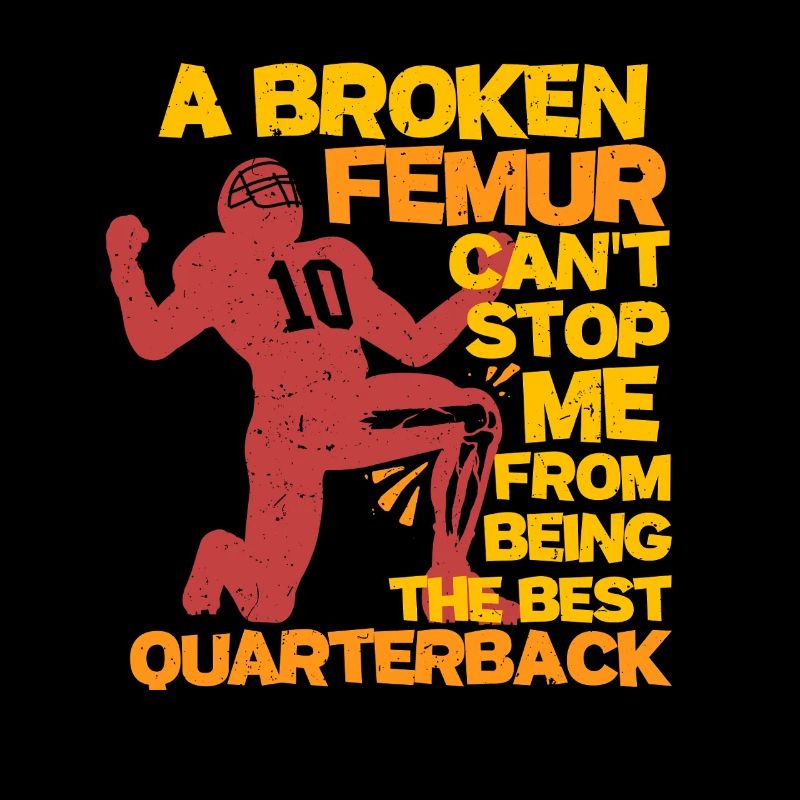 Beinbruch Gebrochener Oberschenkel Quarterback