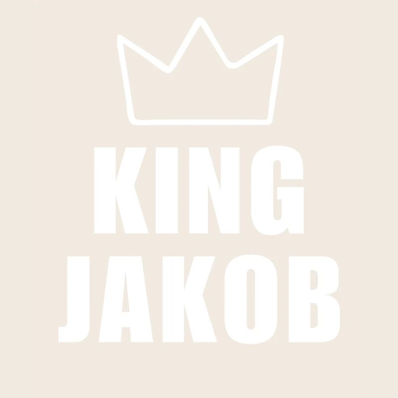 Jakob Name mit Buchstabe J - King Crown Hemd