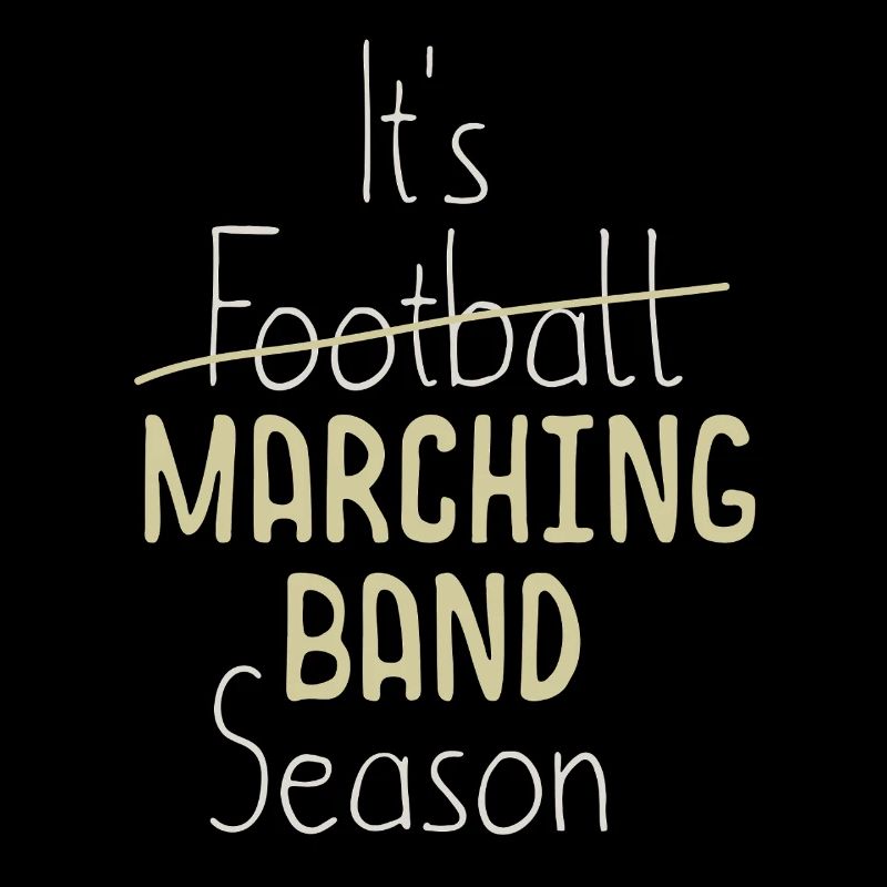 Fußball - Marching Band Saison Musikliebhaber