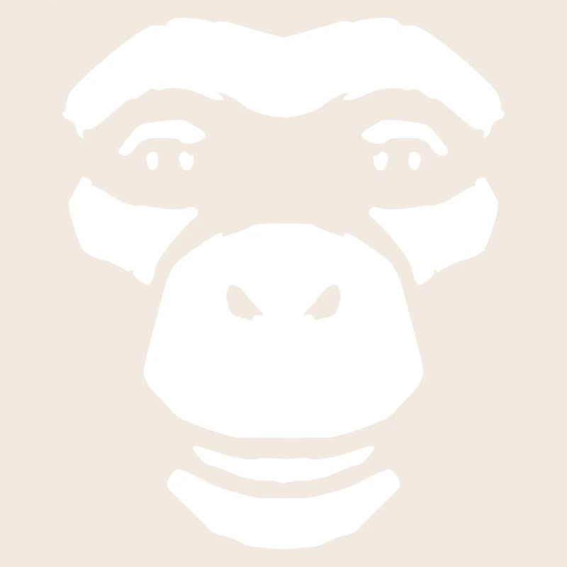 Monkey Face – Style primate de la jungle sauvage