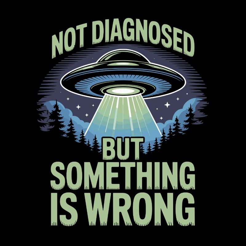 UFO Lichtstrahl über Wald